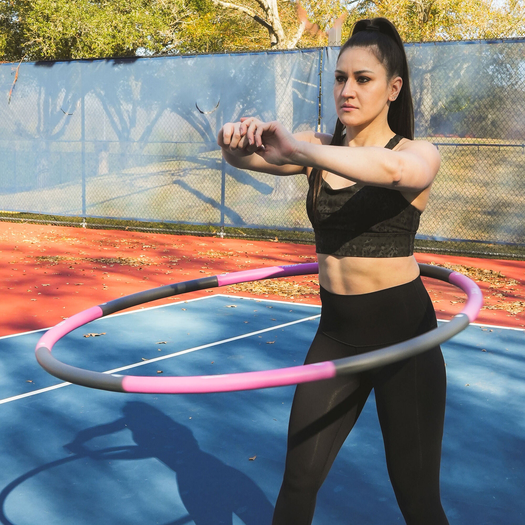 Weighted Hoola Hoop - Pink
